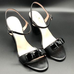 Kate Spade Imorana Block Heeled Jeweled Sandal 9M